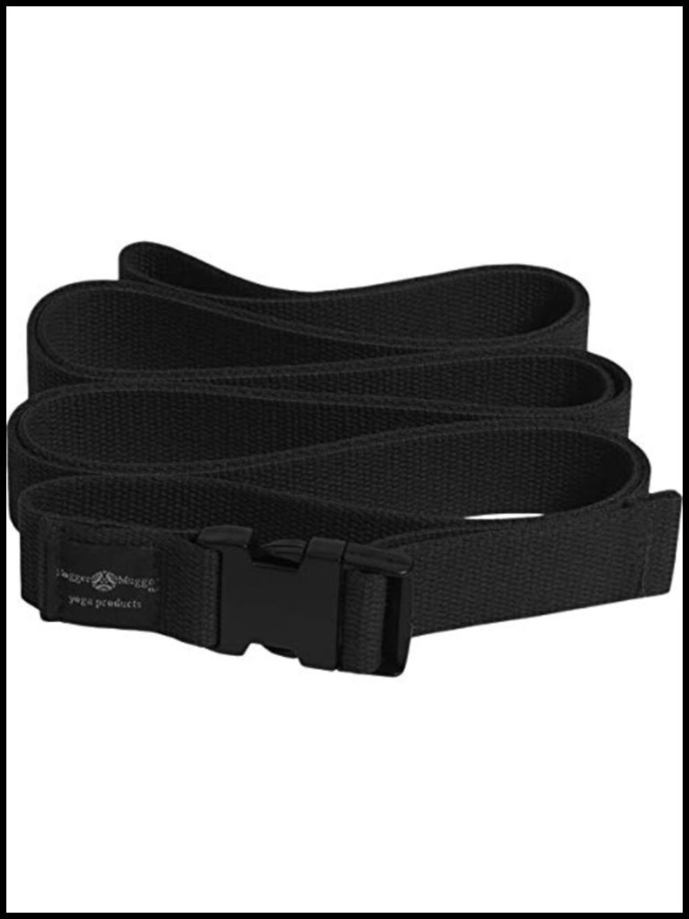Quick-Release 10 ft Cotton Yoga Strap Lightweight Buckle Durable